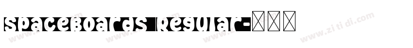SpaceBoards Regular字体转换